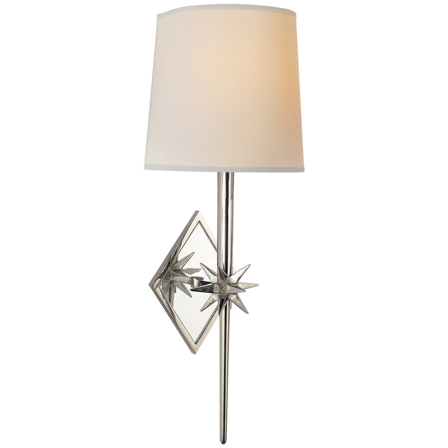 Visual Comfort Etoile Sconce with Natural Paper Shield