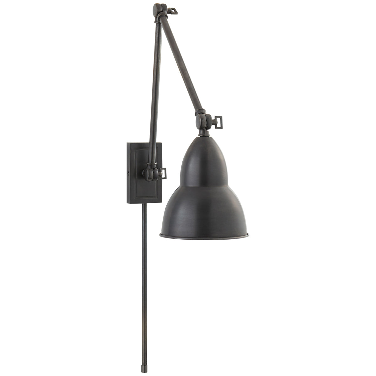 Visual Comfort French Library Double Arm Wall Lamp