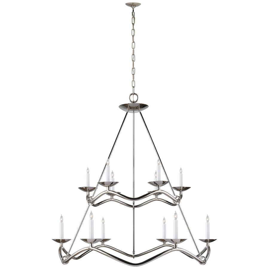 Visual Comfort Choros Two-Tier Chandelier