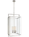 Visual Comfort Halle Medium Lantern with Clear Glass