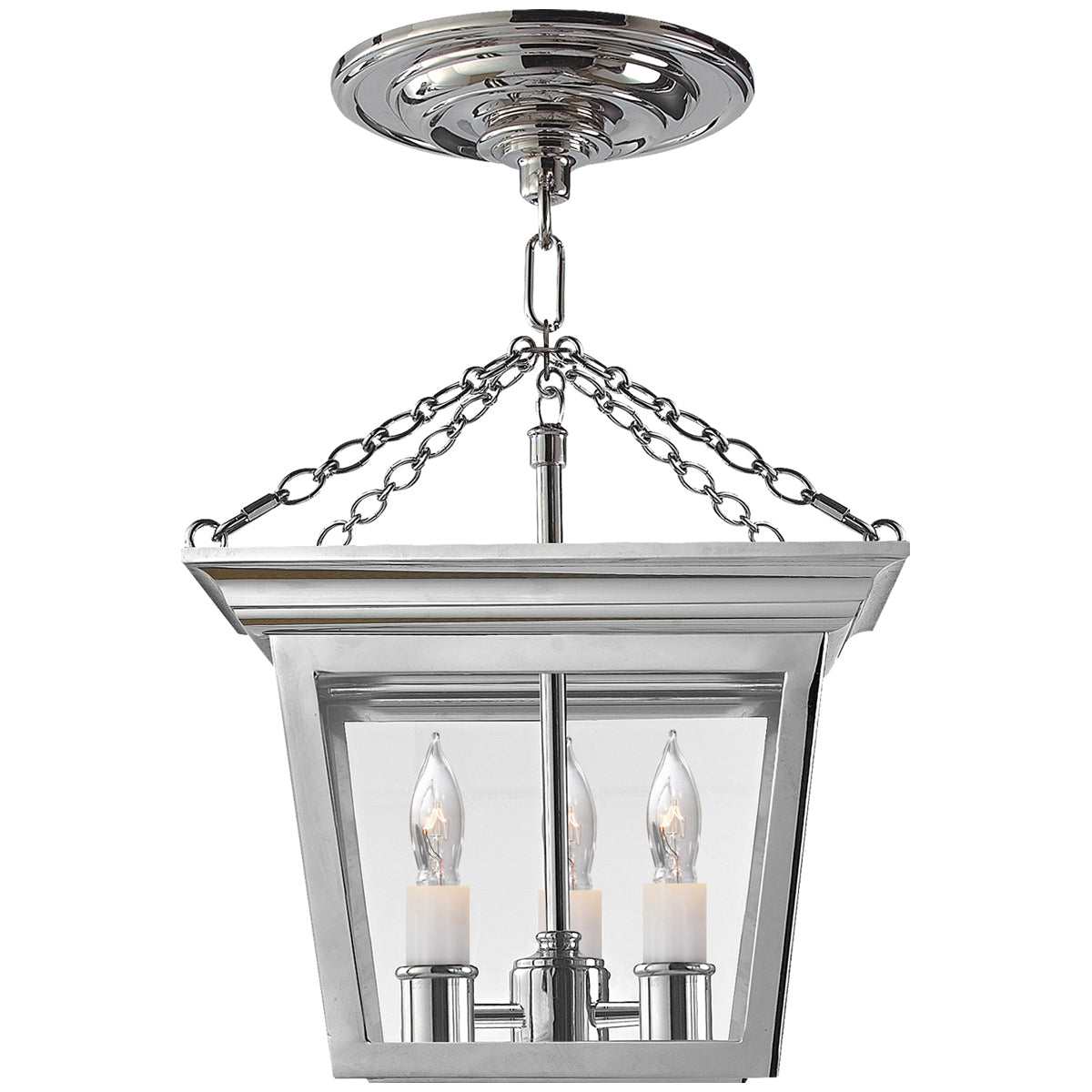 Visual Comfort Cornice Semi-Flush Lantern
