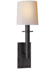 Visual Comfort Dalston Sconce with Natural Paper Shade