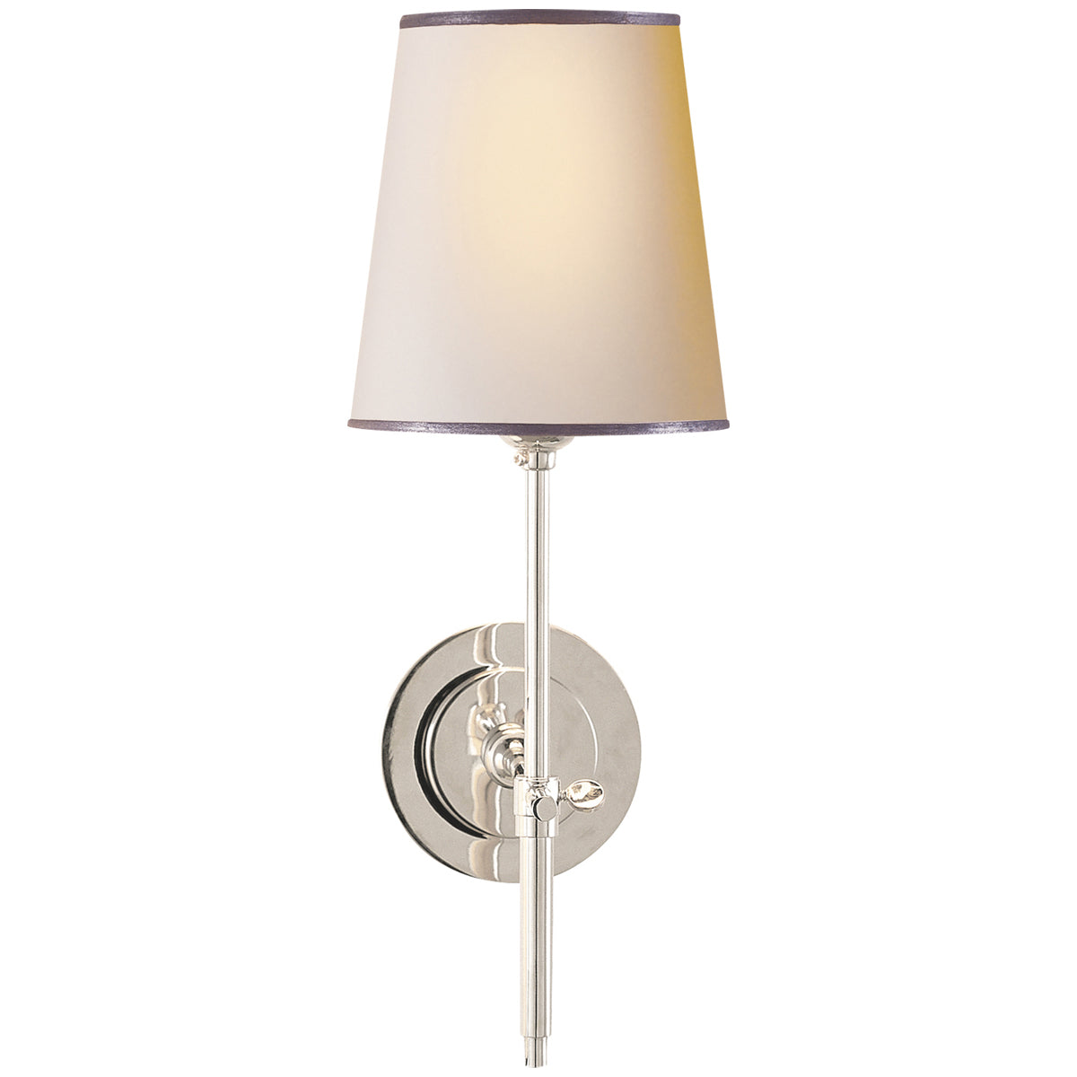 Visual Comfort Bryant Sconce with Natural Paper Shade
