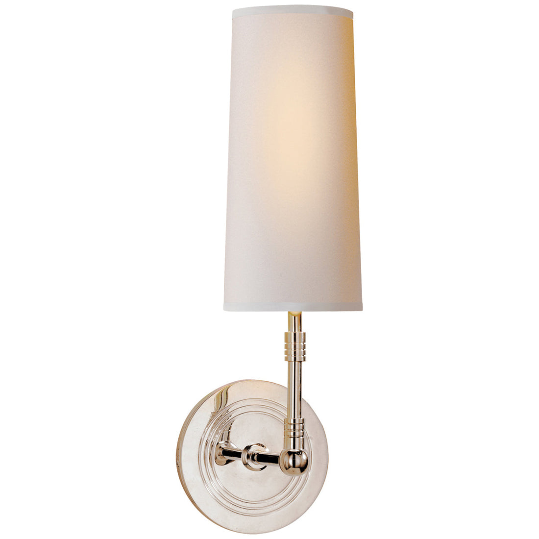 Visual Comfort Ziyi Sconce with Natural Paper Shade