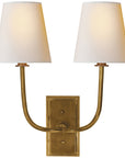 Visual Comfort Hulton Double Sconce