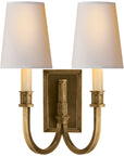 Visual Comfort Modern Library Double Sconce