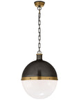 Visual Comfort Hicks Extra Large Pendant with White Glass