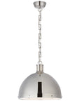 Visual Comfort Hicks Extra Large Pendant with Acrylic Diffuser