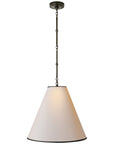 Visual Comfort Goodman Medium Hanging Light with Paper Shade