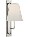 Visual Comfort Rui Tall Sconce with Linen Shade