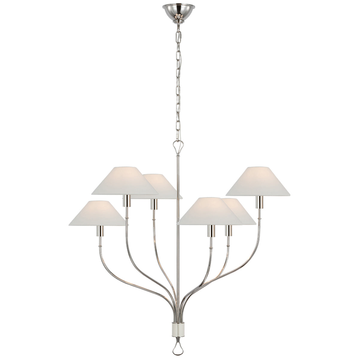 Visual Comfort Griffin Large Staggered Tail Chandelier