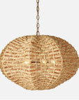 Made Goods Eridian Abaca Rope Pendant