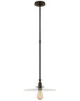 Visual Comfort Parkington 14-Inch Pendant with Clear Glass