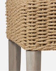 Made Goods Arla Faux Rope Outdoor Side Table