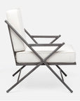 Made Goods Balta Metal XL Outdoor Lounge Chair, Volta Fabric