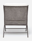 Made Goods Balta Metal XL Outdoor Lounge Chair, Volta Fabric