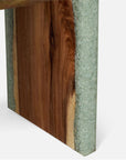 Made Goods Emiyn Wood and Crushed Crystals Console Table