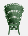 Made Goods Gretel Peacock Style Rattan Lounge Chair