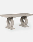 Made Goods Grier Keyhole Base Concrete Outdoor Dining Table