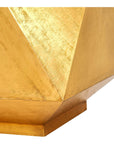 Villa & House Hedron Side Table - Brass