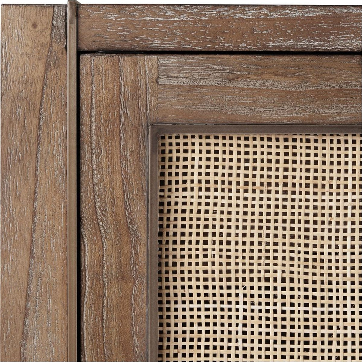 Villa &amp; House Kelsea 4-Door Cabinet - Driftwood