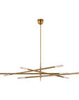 Visual Comfort Rousseau Oversized 8-Light Articulating Chandelier