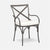 Made Goods Beverly Metal X-Back Outdoor Chair, Volta Fabric