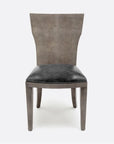 Made Goods Blair Vintage Faux Shagreen Chair in Pagua Fabric