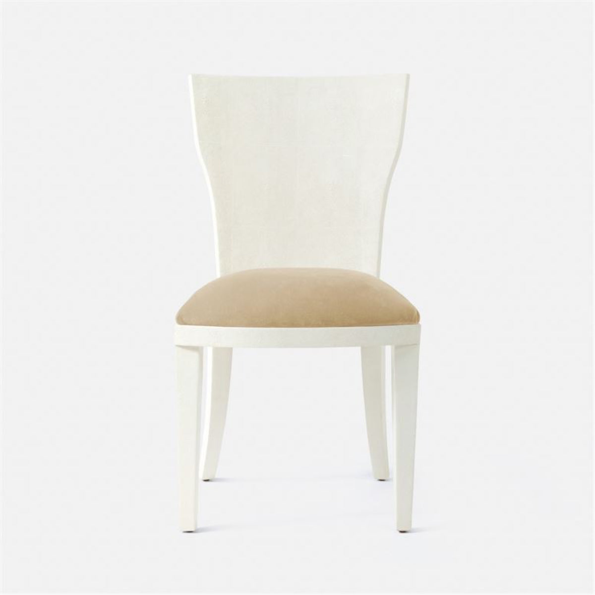 Made Goods Blair Vintage Faux Shagreen Chair in Alsek Fabric