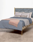 Made Goods Brennan Textured Bed in Faux Shagreen