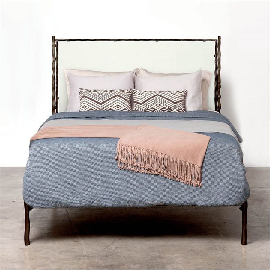 Made Goods Brennan Textured Bed in Bassac Leather