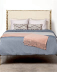 Made Goods Brennan Textured Bed in Faux Shagreen