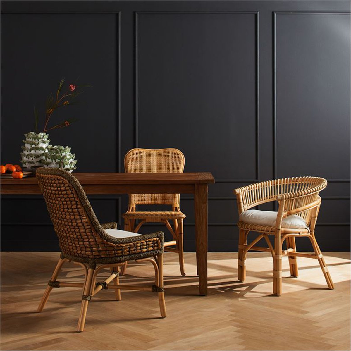 Made Goods Brody Rattan Bamboo Dining Chair