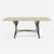 Made Goods Royce Abstract Branch Rectangular Dining Table in Stone Top