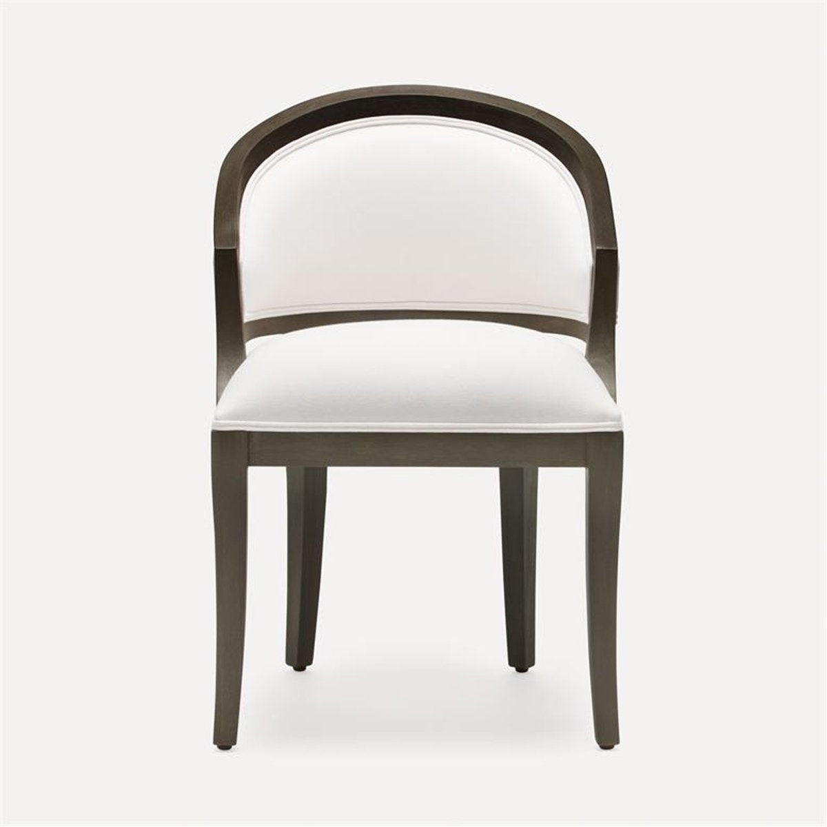 Made Goods Sylvie Curved Back Dining Chair, Severn Canvas