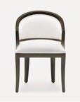 Made Goods Sylvie Curved Back Dining Chair, Colorado Leather
