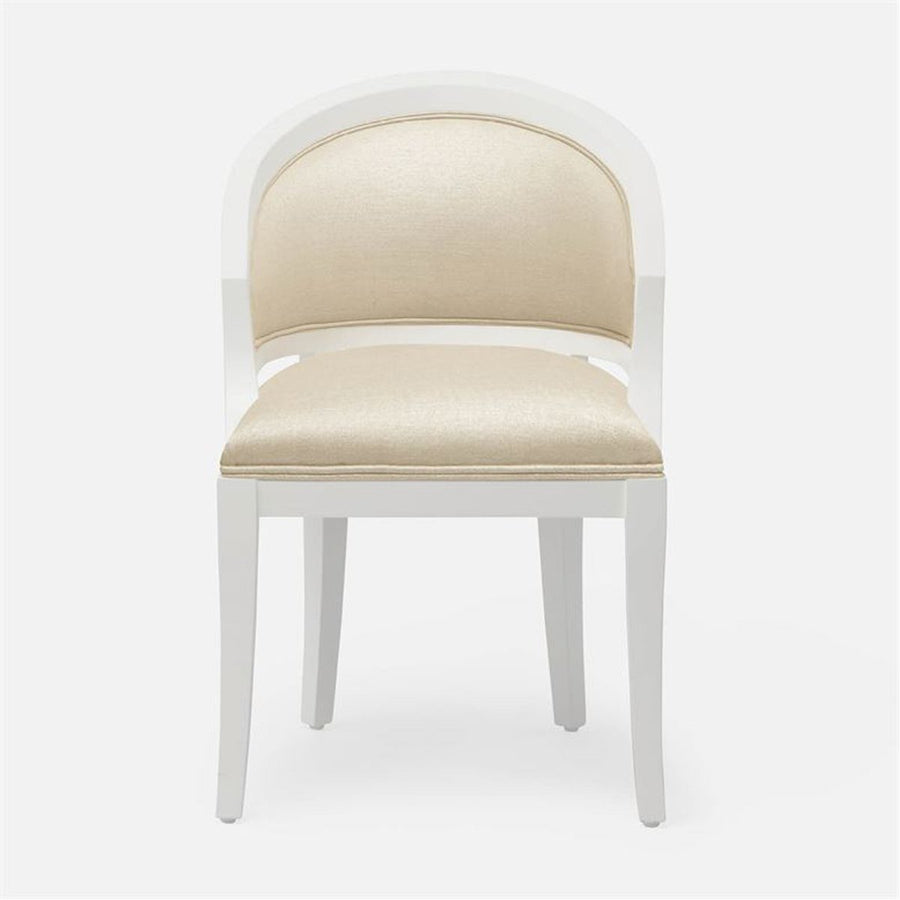 Made Goods Sylvie Curved Back Dining Chair, Kern Fabric