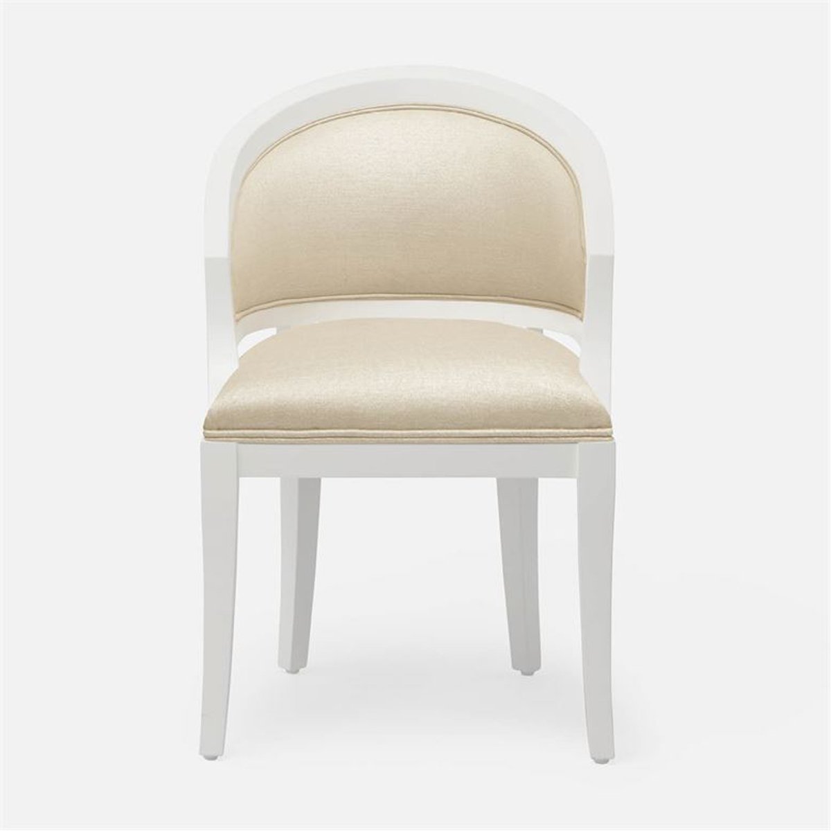 Made Goods Sylvie Curved Back Dining Chair, Volta Fabric