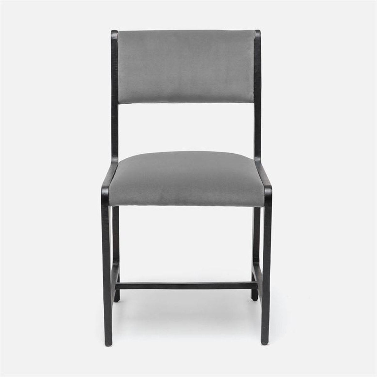 Made Goods Vallois Contemporary Metal Side Chair, Brenta Cotton Jute
