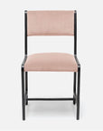 Made Goods Vallois Contemporary Metal Side Chair, Liard Cotton Velvet