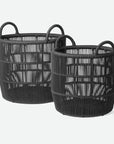 Made Goods Alcoy XL Round Performance Rope Outdoor Basket, 2-Piece Set