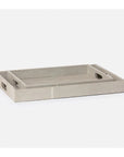 Made Goods Breck Realistic Faux Shagreen Trays, 2-Piece Set