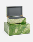Made Goods Noelle Lacquered Resin Box, 2-Piece Set