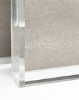 Made Goods Savra Realistic Faux Shagreen Wall Tray, 2-Piece Set