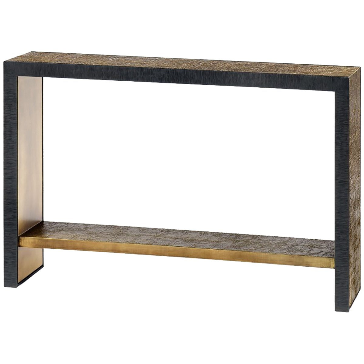 Villa &amp; House Odeon Console Table - Antique Brass