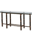 Baker Furniture Console Table in Black Bamboo MCBA7T